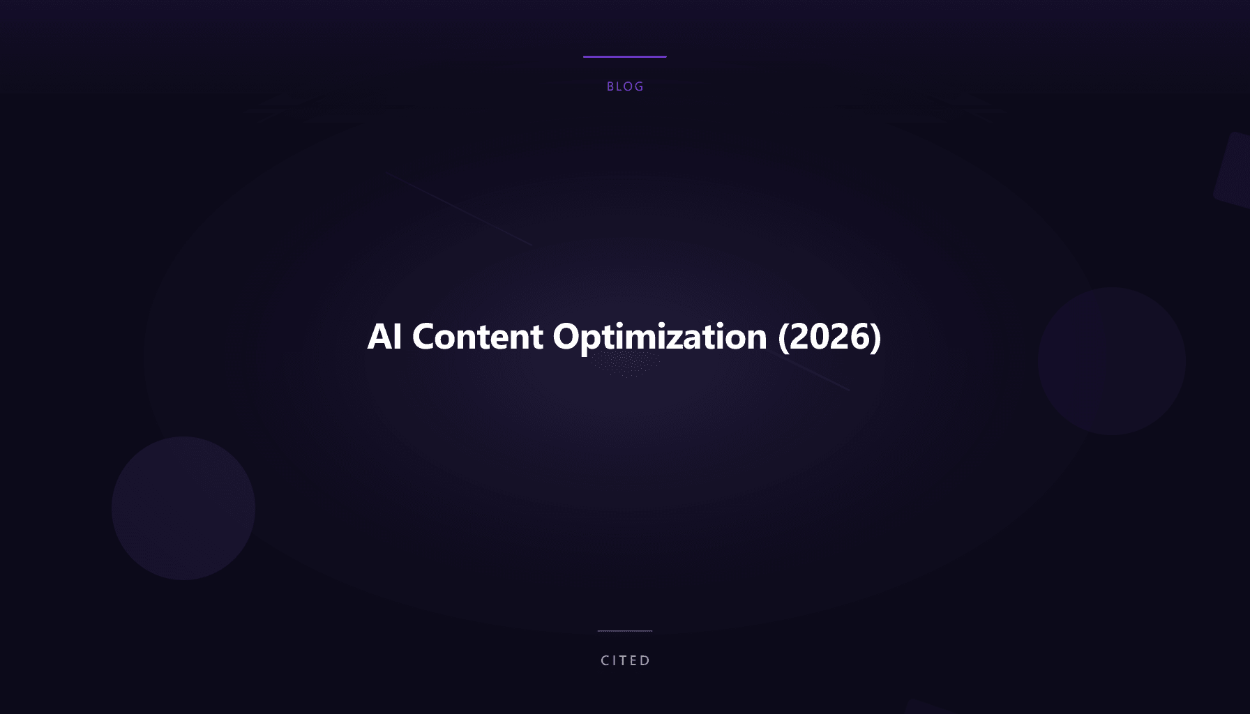 AI Content Optimization (2026)